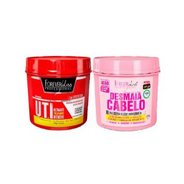 Imagem de Máscara Forever Liss Reconstrutora UTI + Hidratante Desmaia - Forever 