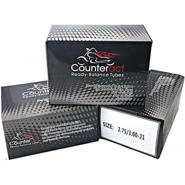 Imagem de Counteract Tubo interno de motocicleta MKT-01 pré-balanceado 5.00/5.10-16 TR6 (5.00-16, 5.10-16, 130/90-16 (MT90), 140/80-16, 140/90-16 (MU90), 150/80-16 16 (MV). 85))