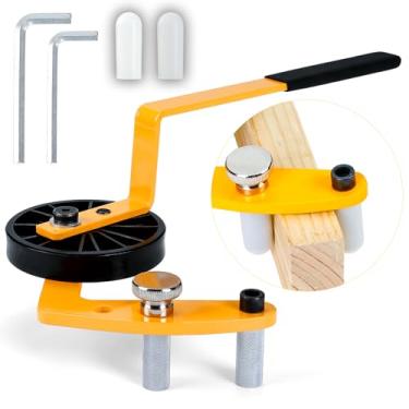 Imagem de ToolSentryX Ferramenta de alisamento de tábua de convés, aço resistente com mangas protetoras de silicone, serve para madeira 2x4, dobrador de placa para instalação de deck composto, pernas ajustáveis