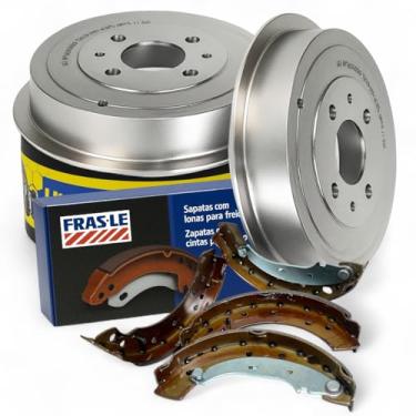 Imagem de Kit Freio Traseiro Completo Compatível com Grand Siena 1.4 1.6 – 2 Tambores HF37A + Sapatas FI/219-CPA Sistema de Freio TRW