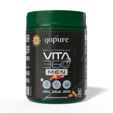 Imagem de GoPure Vita 360 Men Multivitaminico Homem de A a Zinco com Vitaminas e Minerais