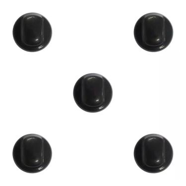 Imagem de Botão Para Fogão Electrolux Novo Largo Do Forno C/5 Pc Preto