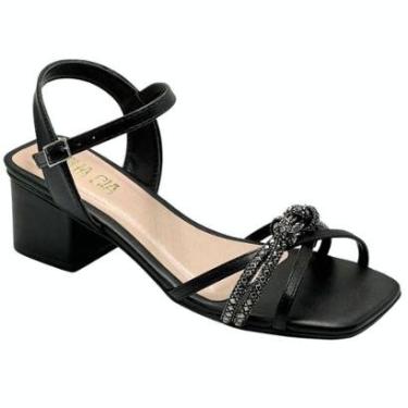 Imagem de Sandália Sua Cia Salto Bloco Feminina 8322-15659-Feminino