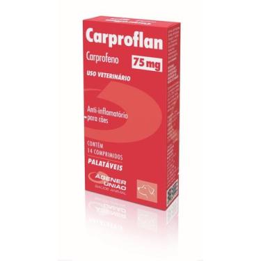 Imagem de CARPROFLAN 75 mg para Cães - Agener união