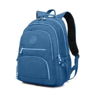 Imagem de Mochila Feminina Impermeável Notebook Escola Trabalho Tecido-Feminino