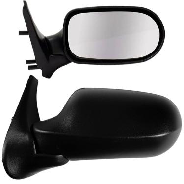 Imagem de 2 Retrovisor Uno Fire 2006 a 2010 2 Portas Preto Sem Control