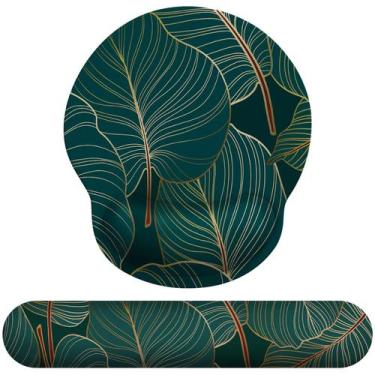 Imagem de O mouse pad fornece um conjunto ergonômico de suporte de pulso com esp