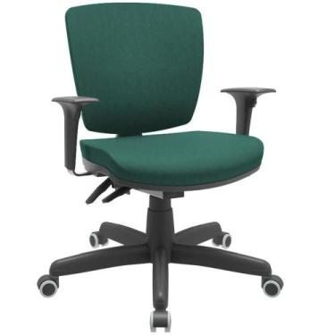 Imagem de Cadeira De Escritório Executiva Office Base Giratória Preto Baixa Flex