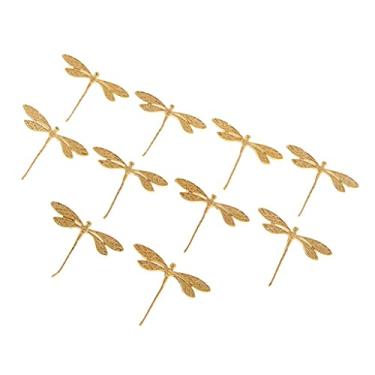 Imagem de barenx 10 peças de alfinetes de cabelo para noiva, brincos, broches, acessórios para apliques - Dourado