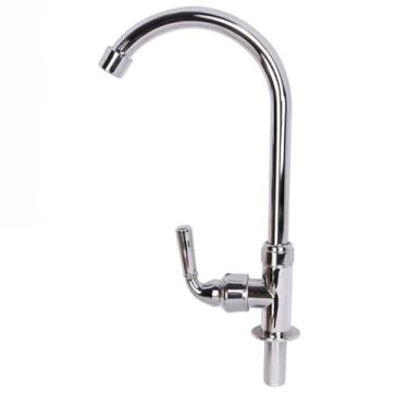 Imagem de Torneira Para Cozinha de Mesa em Aço Inox, 1/2 Polegada, Torneiras Manuais para Pia de Cozinha, Torneiras para Banheira, Instalação em Bancada