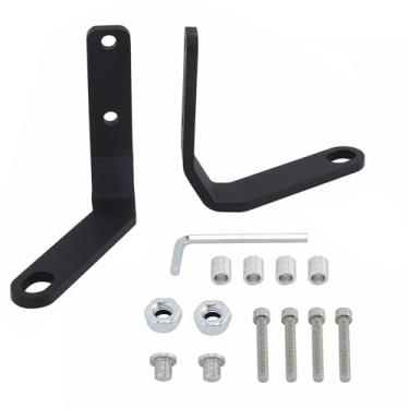 Imagem de Generic Suportes retrovisores suspensos para motocicletas Cmx300 cm x 500, kit de realocação de guidão de aço com conjunto completo de ferragens