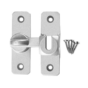 Imagem de Shakven Fechadura de porta, fechadura de porta para gabinete - de porta de 90/180 graus para porta deslizante, de porta doméstica, fechadura elegante para garagens, banheiros, armários