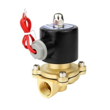 Imagem de Válvula solenóide elétrica 12V 24V 110V 220V normalmente fechada para aplicações de água e óleo(1-1/4",BSPP FEMALE_DC24V)