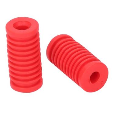 Imagem de Matybobe Capa protetora de borracha para motociclistas off-road (vermelho)