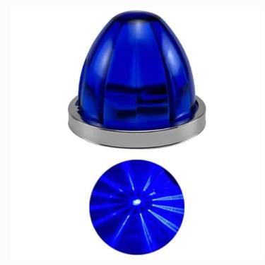 Imagem de Luz de LED marcador de melancia - Luzes laterais de melancia para veículos de 12 a 24 V - Substituição de iluminação auxiliar de lâmpada de roda de brilho estável para caminhões e barcos