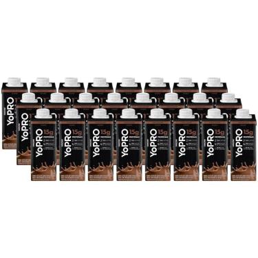 Imagem de Kit Bebida Láctea UHT com 15g de Proteínas YoPRO Zero Açúcar 250ml 24 Unidades-Unissex