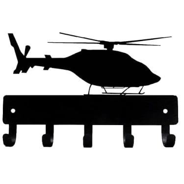 Imagem de ZCTCL Decoração de gancho de helicóptero de metal para decoração de parede, escultura suspensa para decorar sala de estar, sala de jantar, quarto ou ao ar livre