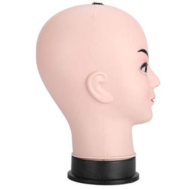 Imagem de Yinhing Modelo de Manequim para Prática de Maquiagem para Treinamento Em Cosmetologia Exibição de Peruca Profissional Ideal para Prática de Penteado e Escola de Beleza Use Ferramenta de Treinamento Versátil para Aspirantes