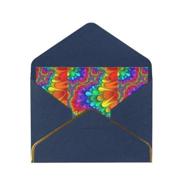 Imagem de SKKNT Cartões comemorativos coloridos para todas as ocasiões, convites de festa de aniversário de casamento, 12,7 x 15,2 cm