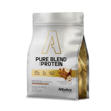 Imagem de PURE BLEND 100% PROTEIN LACTO-FREE (907G) - CREME DE AVELÃ ATLHETICA NUTRITION