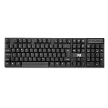 Imagem de Teclado Sem Fio Slim Multi,Conexão 2.4ghz, USB, 12 Teclas, Multimídia,Preto  - Tc299