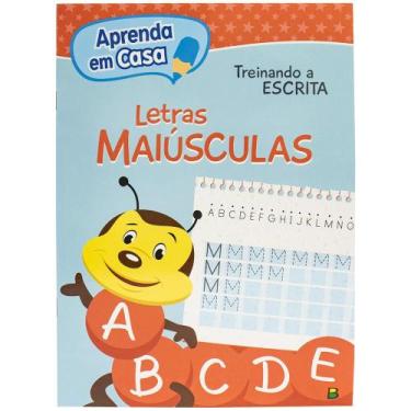 Imagem de Livro - Aprenda em Casa Treinando a escrita: Letras Maiúsculas