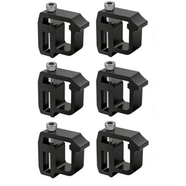 Imagem de 6 peças de tampas de caminhão pretas atualizadas compatíveis com Toyota Chevrolet Chevy Ford Dodge Ram Gmc Sierra Dakota Ram 1500 2500 3500 F150 F250 Grampos de carcaça de campista resistentes