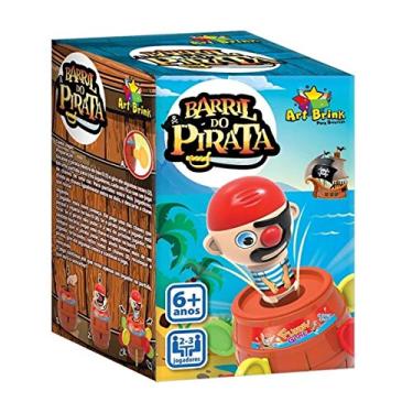 Imagem de Jogo Mini Barril do Pirata Pula Pirata Game - Brinquedo Educativo e Muita Diversão - Crianças e Família