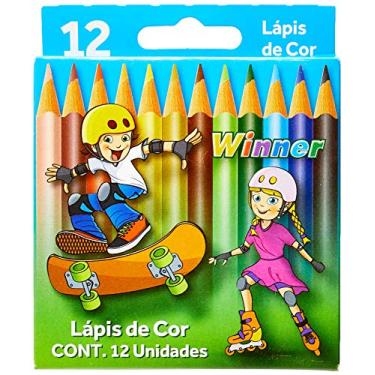 Imagem de Lápis de Cor Winner, Pequeno, caixa c/ 12 Cores