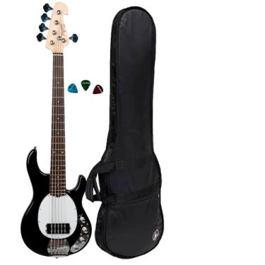 Imagem de Contrabaixo Tagima Tbm-5 5 Cordas Preto + Capa Luxo