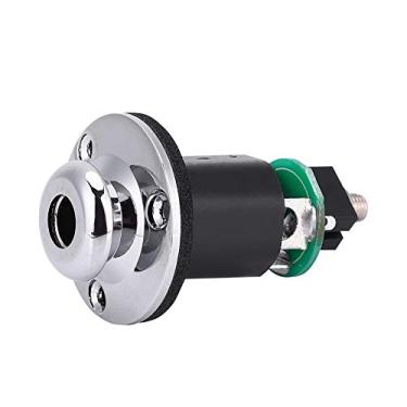 Imagem de Acouto Saída de 1/4" de para Guitarra Acústica Endpin de Entrada de 2,5 Mm Com Captador Piezo de Haste Integrado, DIY Ideal, Reparo e Substituição, Fácil Instalação Sem ou Pré-amplificador