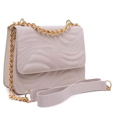 Imagem de Bolsa Feminina Pequena Alça De Corrente Transversal (white)