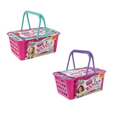 Imagem de Brinquedo Cestinha Para Picnic Gourmet 28 Peças Lumar