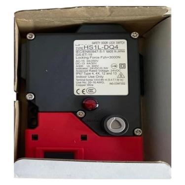 Imagem de Aoleaby Interruptor de porta de segurança HS1L-DQ4 original fechadura eletromagnética HS1L-DQ44KMSR-R
