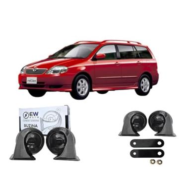 Imagem de BUZINA AUTOMOTIVA CARACOL (PAR) GRAVE/AGUDO PARA COROLLA FIELDER TODOS - TIGER AUTO