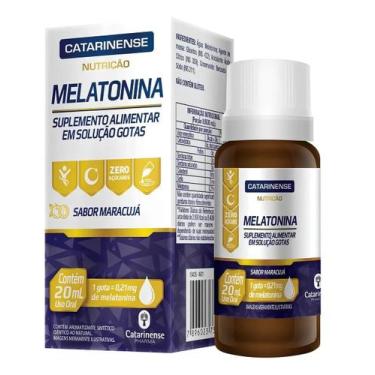 Imagem de Melatonina Catarinense Nutrição Gotas Maracujá 20mL