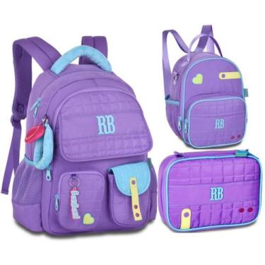 Imagem de Rebecca Bonbon Kit Mochila de Costas Pelúcia Coleção Plush Dreams Char