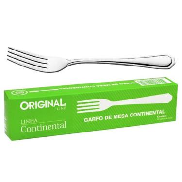 Imagem de Kit 12 Garfos Talheres P/ Restaurantes, Bares, Pizzaria - Original Lin