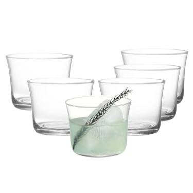 Imagem de Conjunto de 6 copos – Copos transparentes de 293 ml para coquetéis, café gelado, chá, refrigerante, uísque e cerveja (conjunto de 6 293 ml)
