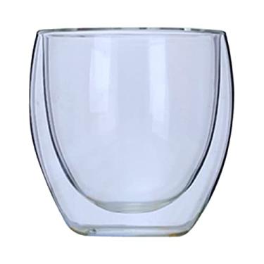 Imagem de Canecas de Vidro Borossilicato Parede Resistente ao Calor - Copos Transparentes para Chá Café Bebidas Quentes Vinho Lar Escritório Restaurante