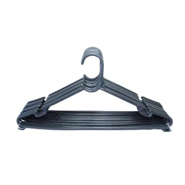 Imagem de Kit 60 Cabides Adulto Preto Antideslizante Reforçado | Cabide Resistente Para Roupas Pesadas Calças Camisetas | Contém Porta Gravata, Cinto e Lenço,Camisas, Ternos Gancho para Vestido | CSCABIDES