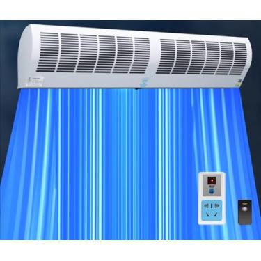 Imagem de Cortina De Ar Montada Na Parede Sobre O Ventilador Da Porta, Cortina De Ar Montada Na Parede, Com Controle Remoto, 60cm, 90cm, 100cm, 120cm, 150cm, Cortina De Ar Do Ventilador Da Porta