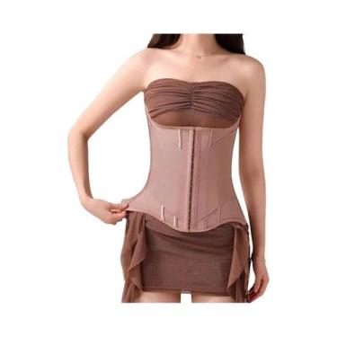 Imagem de Corset Modelador De Cintura Em Forma De U Para Mulheres Com Botões, Le