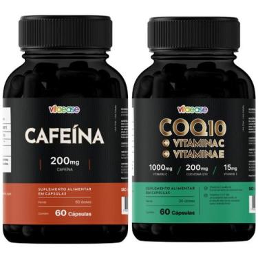 Imagem de Cafeína 200 mg por Cápsula  Consumo Diário até 400 mg  Suplemento Alim