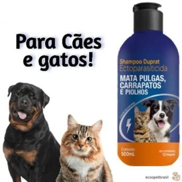 Imagem de Shampoo Anti Pulga Carrapatos Duprat Cachorro Gato Pet Clean 500 ml