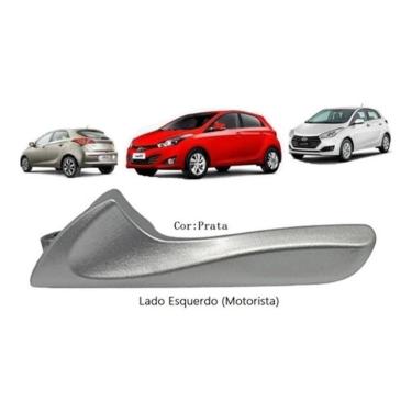 Imagem de Maçaneta Interna Puxador Gatilho Prata Hb20 12 A 20 Esquerdo