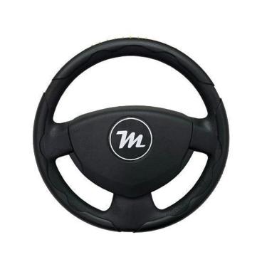 Imagem de Capa Protetora Para Volante Miollo Preta Com Detalhe Amarelo