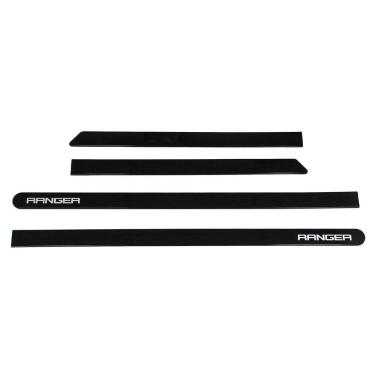 Imagem de Jogo De Friso Lateral Pintado Preto Gales Ranger