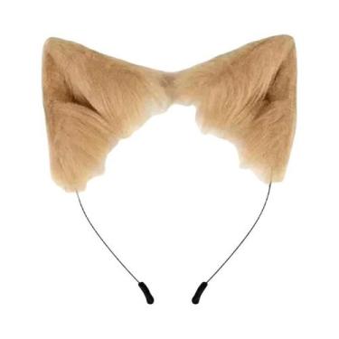 Imagem de Conjunto De Máscara, Cauda E Luvas De Raposa Para Fantasia De Gato, Ac