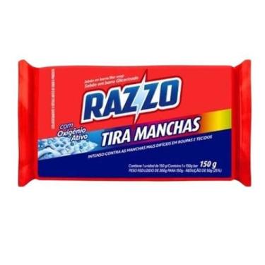 Imagem de Tira Manchas Razzo Roupas Coloridas Delicadas Barra 150G